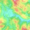 Mapa topográfico Marsh Creek Springs, altitud, relieve