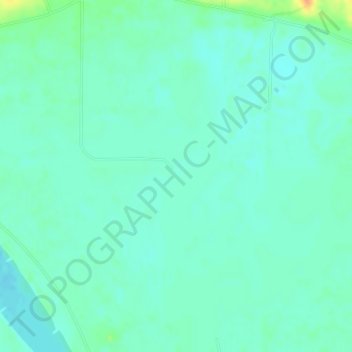 Mapa topográfico Big Cypress, altitud, relieve