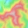 Mapa topográfico Pico del Lobo, altitud, relieve