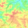 Mapa topográfico Toro Lor, altitud, relieve