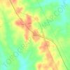 Mapa topográfico Kenney, altitud, relieve