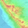 Mapa topográfico Sitinjau Laut, altitud, relieve