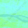 Mapa topográfico Tenche, altitud, relieve