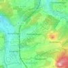 Mapa topográfico Kleinbettlingen, altitud, relieve