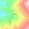 Mapa topográfico Aradas de Chonta, altitud, relieve