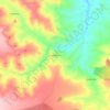 Mapa topográfico Capão Novo, altitud, relieve