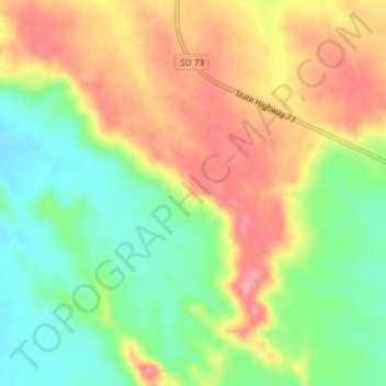 Mapa topográfico Kodak Point, altitud, relieve