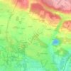 Mapa topográfico Kerozer, altitud, relieve
