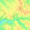 Mapa topográfico La Laiterie, altitud, relieve