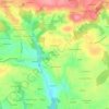 Mapa topográfico Tourne Ici, altitud, relieve