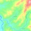 Mapa topográfico Llurimagua, altitud, relieve