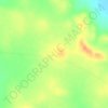 Mapa topográfico Linden, altitud, relieve
