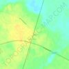 Mapa topográfico Salters, altitud, relieve