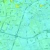 Mapa topográfico Yanqiao, altitud, relieve