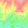 Mapa topográfico Cempaga, altitud, relieve
