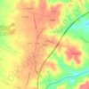 Mapa topográfico Copeiro, altitud, relieve