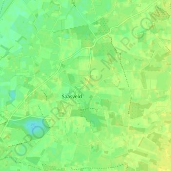 Mapa topográfico Zoeke, altitud, relieve
