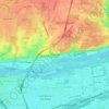 Mapa topográfico Les Rochettes, altitud, relieve