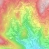 Mapa topográfico Osella, altitud, relieve