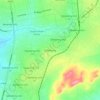 Mapa topográfico Sebokeng, altitud, relieve