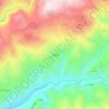 Mapa topográfico Notáez, altitud, relieve