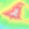 Mapa topográfico Monte Sammucro, altitud, relieve