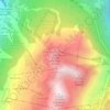 Mapa topográfico Signal des Têtes, altitud, relieve