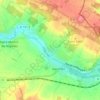 Mapa topográfico Ouencé, altitud, relieve