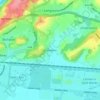 Mapa topográfico Llanwern, altitud, relieve