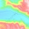 Mapa topográfico Checa, altitud, relieve