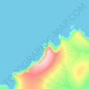 Mapa topográfico Benwee Head, altitud, relieve