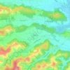 Mapa topográfico Mehlteuer, altitud, relieve