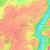 Mapa topográfico Moselsürsch, altitud, relieve