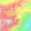 Mapa topográfico Petit Clocher du Portalet, altitud, relieve