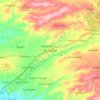 Mapa topográfico Pringsurat, altitud, relieve