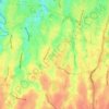Mapa topográfico Kalibaru, altitud, relieve
