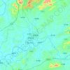 Mapa topográfico Leping, altitud, relieve