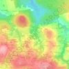 Mapa topográfico Koad Bihan Kerroc'h, altitud, relieve