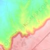 Mapa topográfico Rebollosa de Hita, altitud, relieve