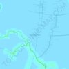 Mapa topográfico Kalanganyar, altitud, relieve