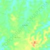Mapa topográfico Babakan, altitud, relieve