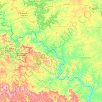 Mapa topográfico Herd Island, altitud, relieve