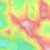 Mapa topográfico Pic de Hourgade, altitud, relieve