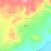 Mapa topográfico Paracatu de Baixo, altitud, relieve