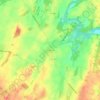 Mapa topográfico Welsh Run, altitud, relieve
