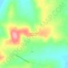 Mapa topográfico Comunidad Yakare, altitud, relieve