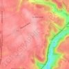 Mapa topográfico Bosc la Mer, altitud, relieve