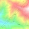 Mapa topográfico Carachuco, altitud, relieve