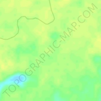 Mapa topográfico Wapu, altitud, relieve