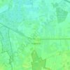 Mapa topográfico Hooge Haghorst, altitud, relieve